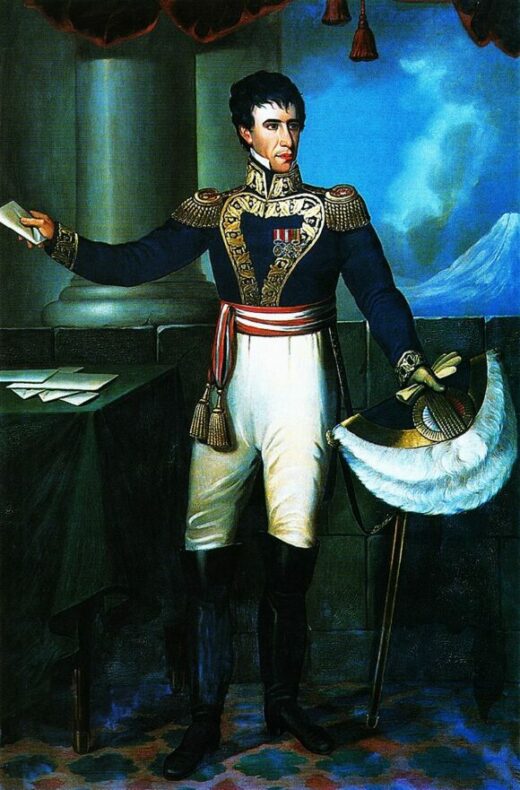 Retrato de Andrés de Santa Cruz, por Fernando Murillo Gallegos, atribuido a José Gil de Castro.  