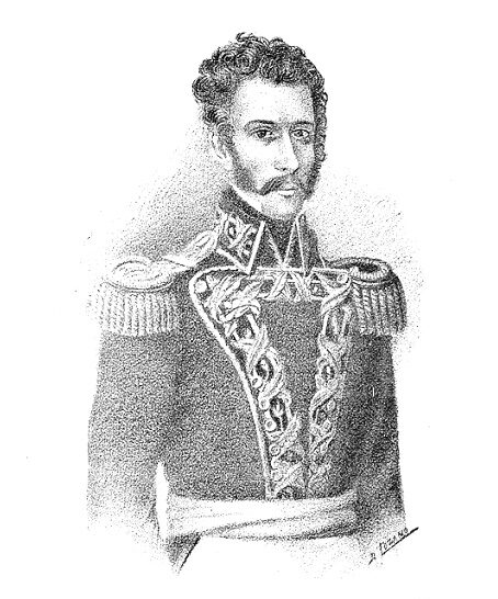 Retrato de Antonio Gutiérrez de la Fuente. Grabado de Evaristo San Cristóbal.