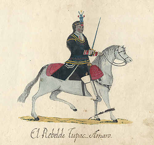 El Rebelde Tupac Amaro. ca. 1790-1800. 