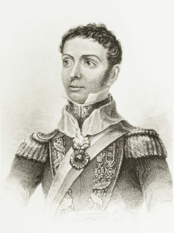 Retrato de José de la Riva-Agüero y Sánchez Boquete, 1er. Presidente del Perú.