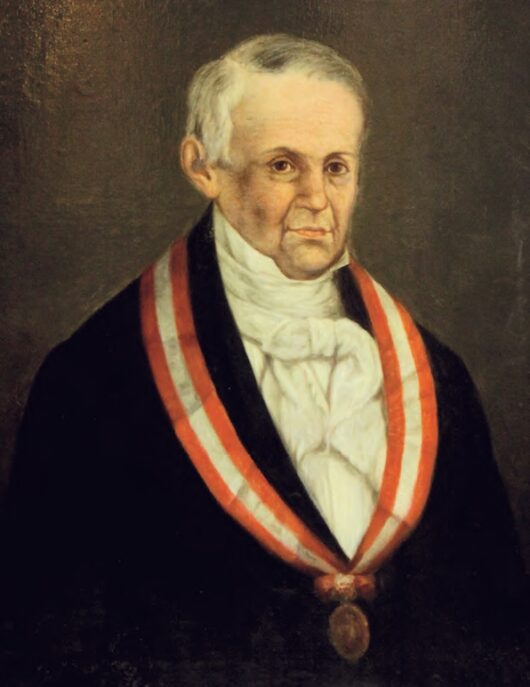 José María Galdeano y Mendoza, presidente del Congreso en 1825. Galería de Presidentes de la Corte Suprema de Justicia, Palacio Nacional de Justicia. Lima-Peru.