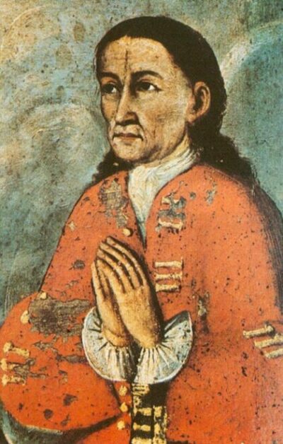 Retrato de Mateo Pumacahua. Presidente de la junta de gobierno del Cusco.