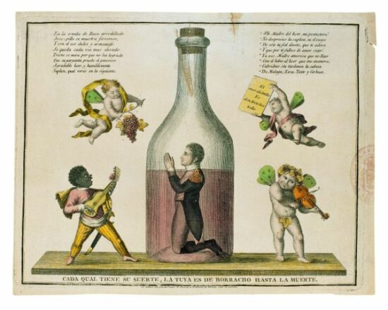 Caricatura de José I Bonaparte, conocido como Pepe Botella.