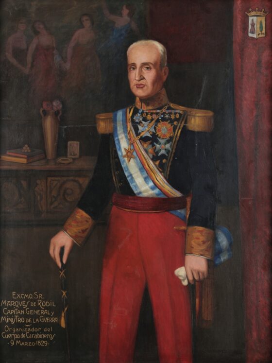 Retrato de José Ramón Rodil, I Marqués de Rodil. Virgilio Vernal (1929).
